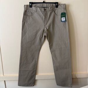 Men's Woolrich The Guide 100% Cotton Khaki Beige Pants Size 38x32 NWT Outdoors